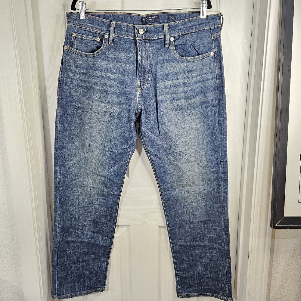 Lucky Brand Size 36 X 30 221 Straight Blue Jeans Brand New With Tags TEAG 430